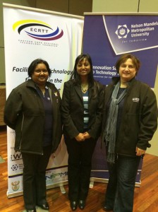 Photographed here are from left Mary-Ann Chetty, Dr Sameshnee Pelly and Jaci Barnett.